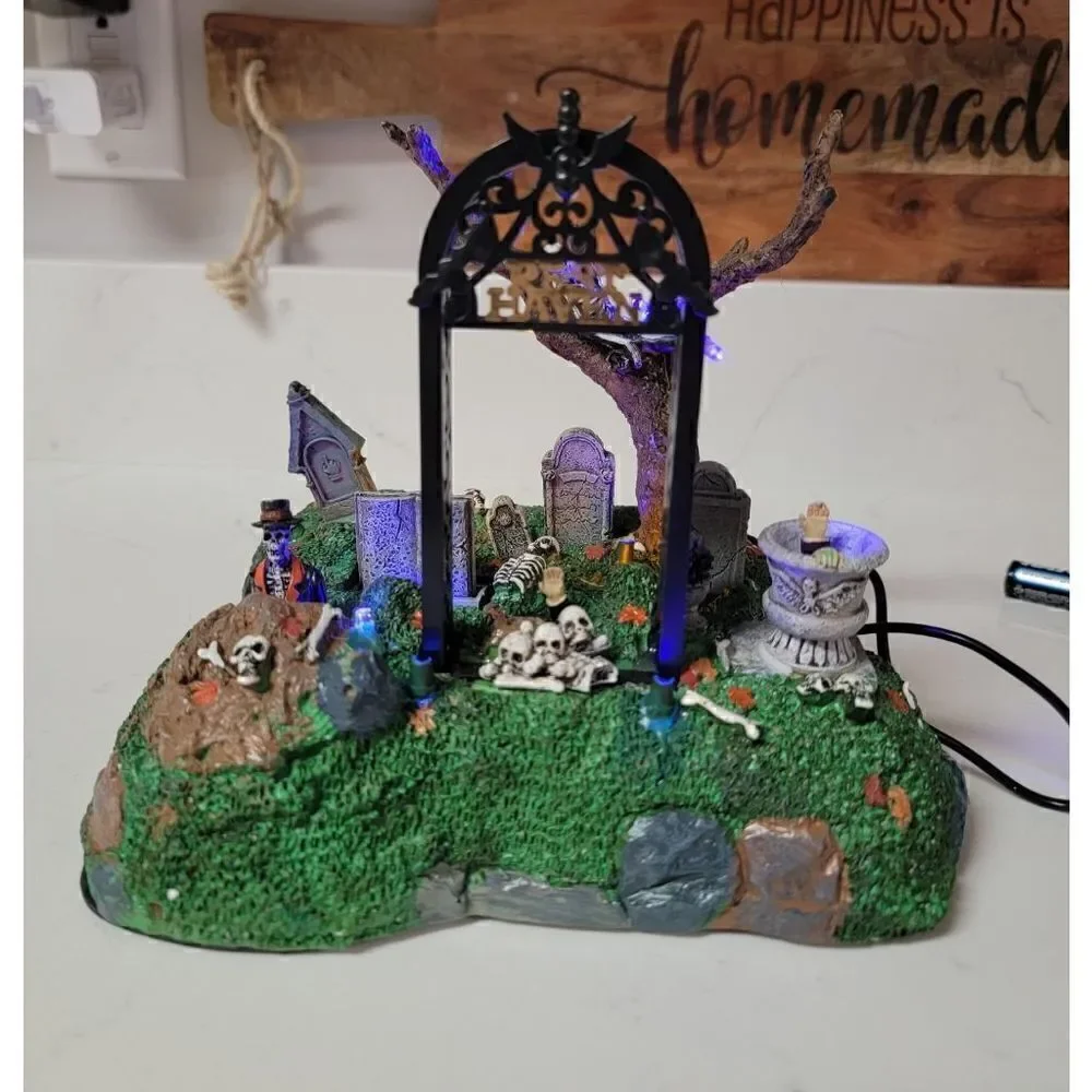 Lemax Restless Tombstone Halloween